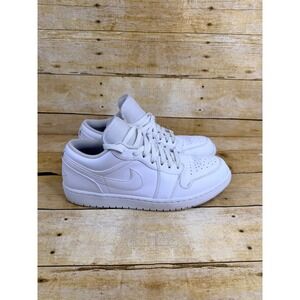 Nike Air Jordan 1 Low Triple White Mens Shoes 553558-136 Size 11